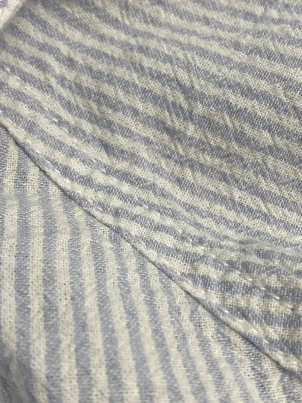 Free People We The Free Ellie Striped Button Front Puff Sleeve Cotton Shirt Smal
